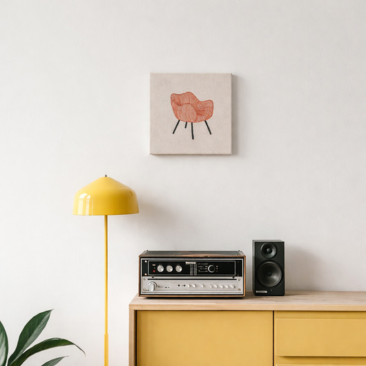 obrazy Obraz na płótnie - HAFT RĘCZNY - Ikona polskiego designu