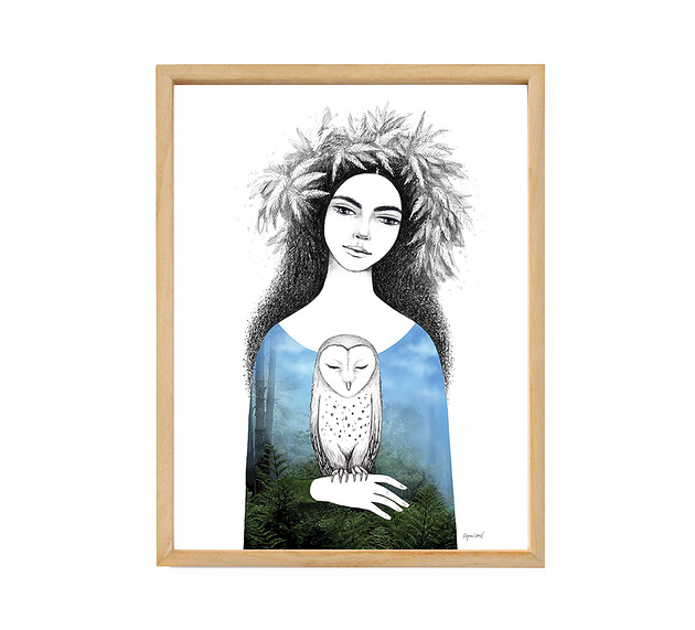 Plakat Forest dream -day /  REZERWACJA Regina Land Atelier