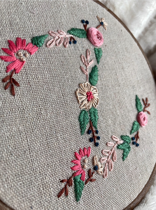 pokój dziecka - różne Haftowane literki