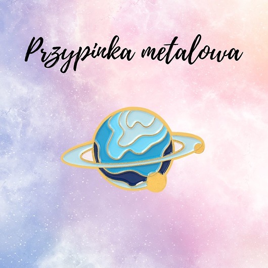 przypinki Przypinka metalowa, pin PLANETA