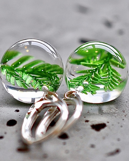 Kolczyki srebrne las Grol Jewellery