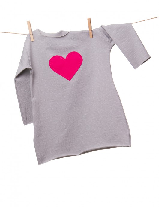 Love Dress szara maybe4baby