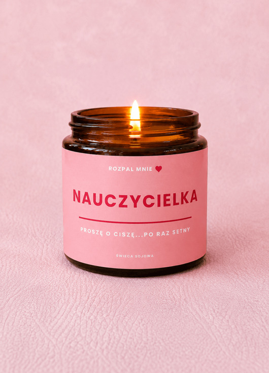 świece zapachowe Nauczycielka świeczka sojowa
