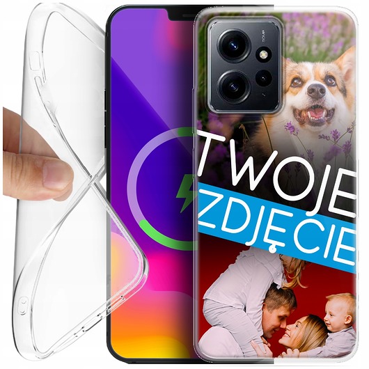 etui na telefon zaprojektuj etui ze zdjęciem logo napisem do Xiaomi Redmi Note 12 4G
