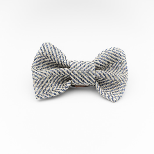 muszki i krawaty Mucha Vintage Marine Chevron