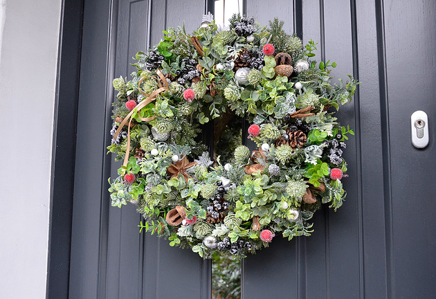 wianki bożonarodzeniowe Wianek " rajskie jabłka"