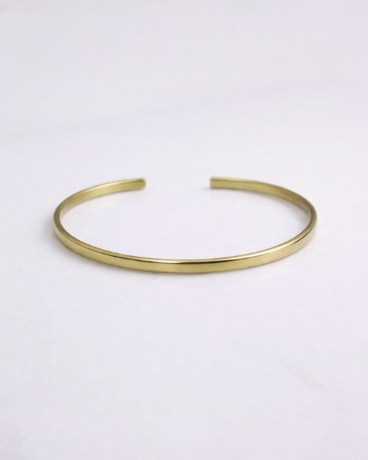 bransoletki - inne Prosta - mosiężna bransoletka - outlet*