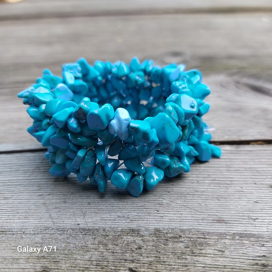 bransoletki z kamieni naturalnych Bransoletka z turkusu