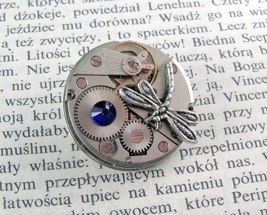 Mechaniczna broszka 111 Zegarynki