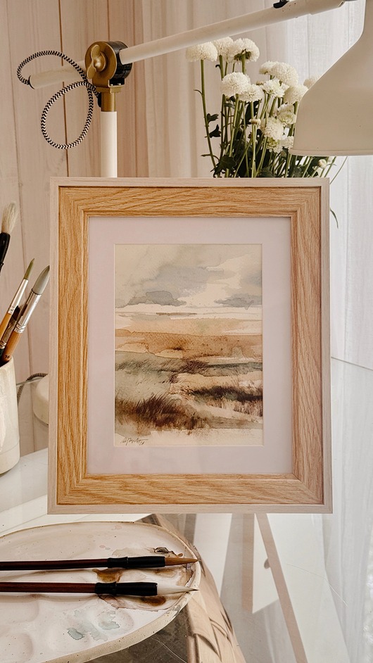 grafiki i ilustracje Akwarela / oryginał "pejzaż"