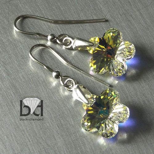 kryształ Swarovski Flowers Black Diamond