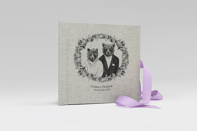 księgi gości i albumy ślubne Album fotograficzny/księga trueLOVE  20 zwierząt