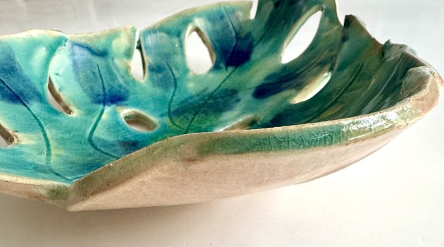 patery i talerze Patera misa Monstera