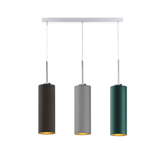 lampy wiszące Regulowana 3-punktowa lampa wisząca do kuchni BORNEO GOLD