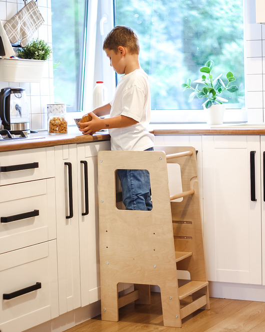 meble do pokoju dziecka Kitchen helper Pomocnik kuchenny dla dzieci Podest do kuchni