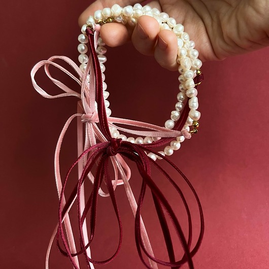 naszyjniki - inne Naszyjnik Pearl&Velvet