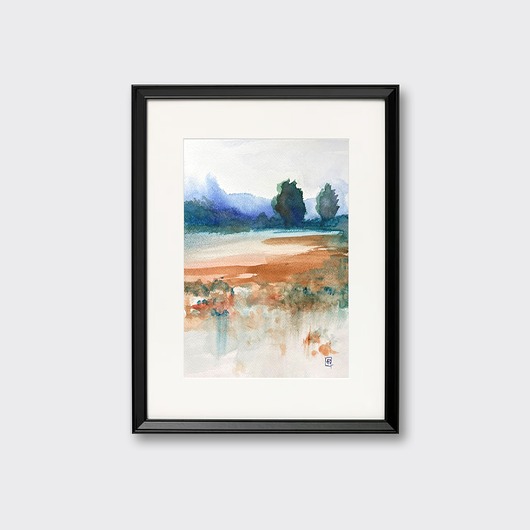 obrazy Akwarela  ''WSPOMNIENIE LATA 1''- ręcznie malowana