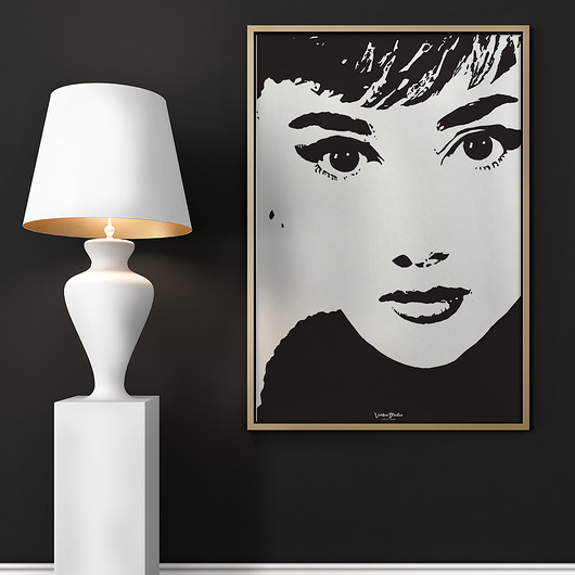 Plakat "Audrey Hepburn" Joanna Klupś