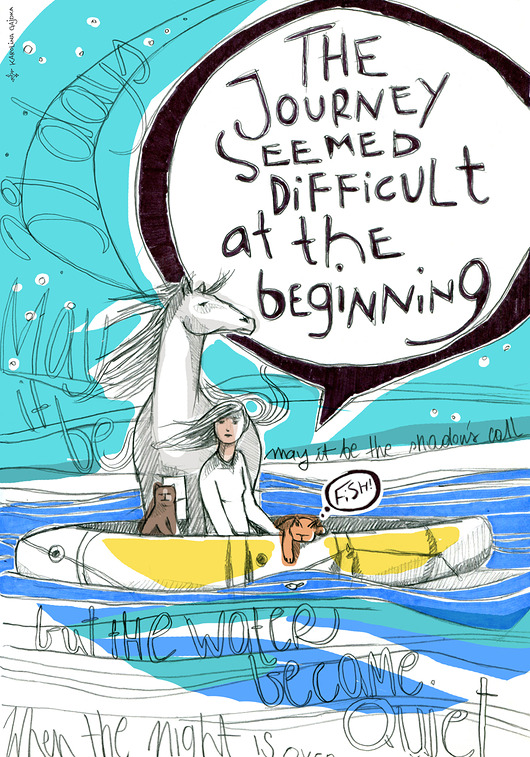 plakaty Plakat "Calm ocean"