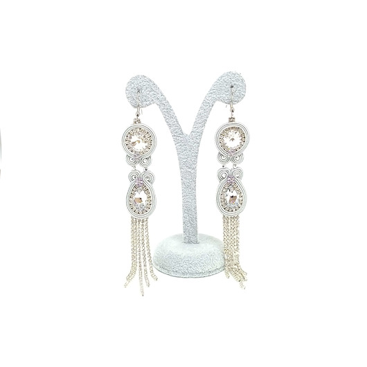 kolczyki soutache Kolczyki sutasz w stylu glamour