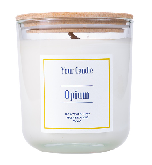 świece zapachowe ŚWIECA SOJOWA OPIUM 210ml- Your Candle