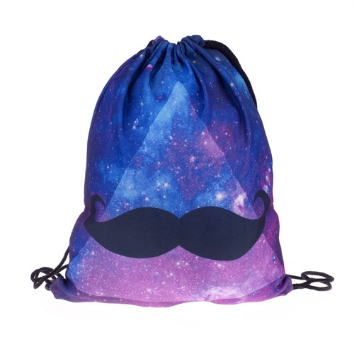 Worek plecak galaxy moustache Kraina czaru