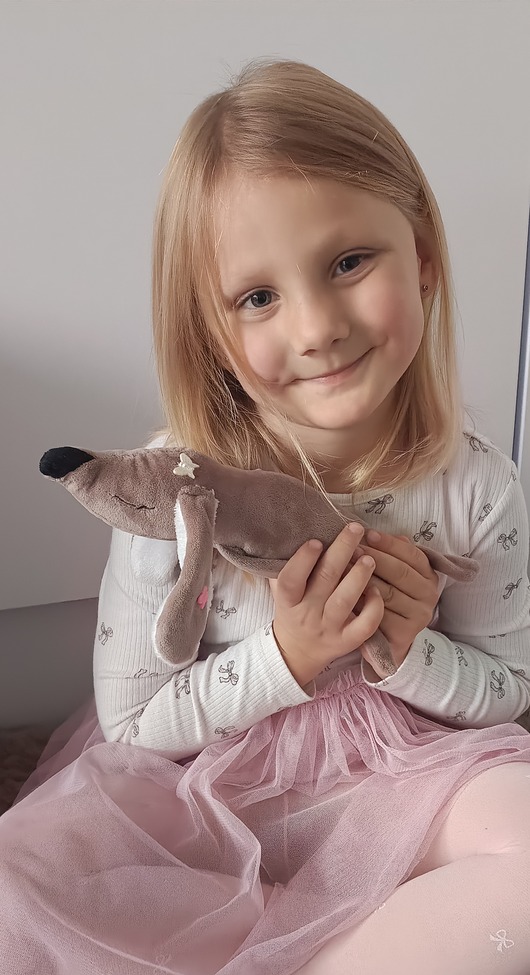 przytulanki dla niemowląt i dzieci Mini piesek - jamnik - personalizowana maskotka (różne kolory)