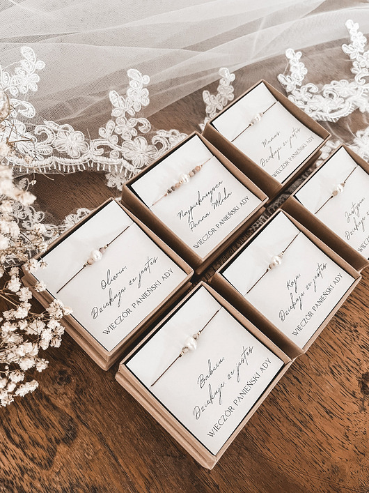 bransoletki z kamieni naturalnych Bransoletki Team Bride  medium prezent wieczór panieński