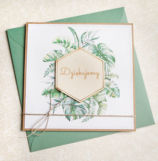 kartki scrapbooking Dziękujemy : PODZIĘKOWANIE : kartka handmade