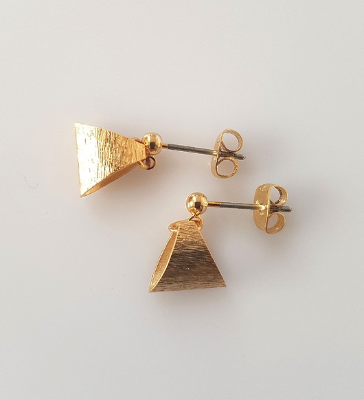 kolczyki pozłacane Kolczyki pozłacane Golden Knick-Knack