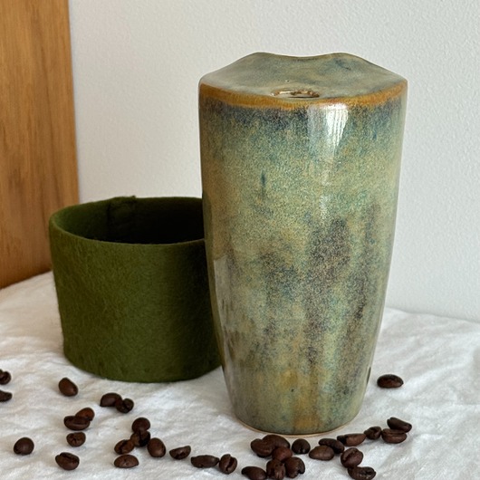 kubki Ceramiczny kubek podróżny 400ml