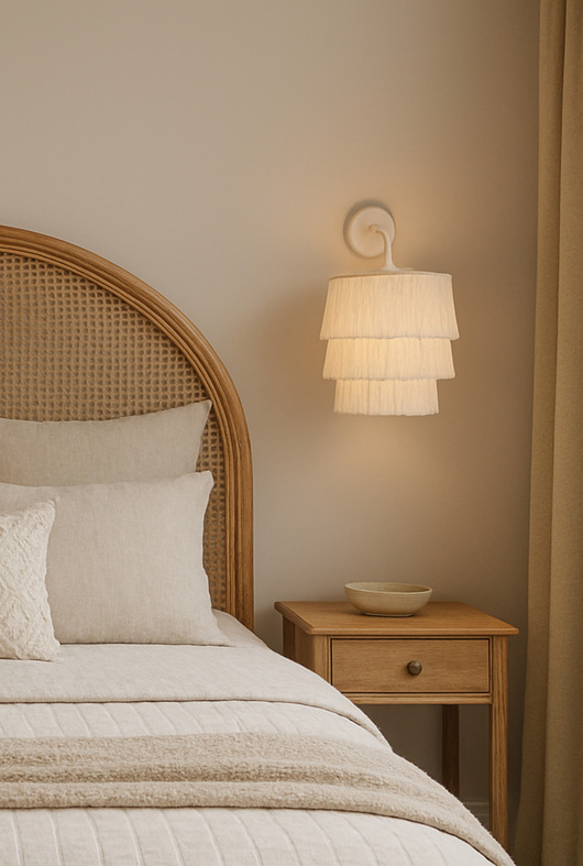 lampy wiszące Kinkiet ścienny Boho makrama 30 cm