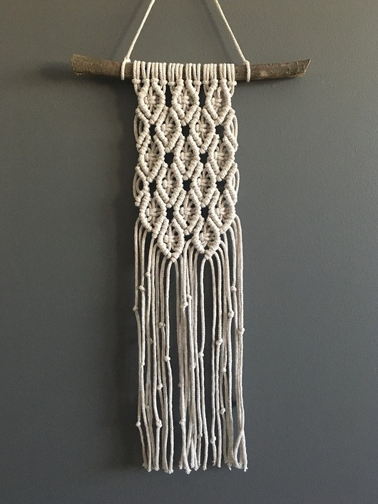 Makrama Makatka Rybia Łuska Makrama By Wiewiorska