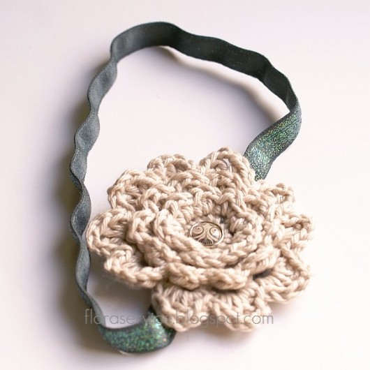 simple WARM GREY opaska FloraArt