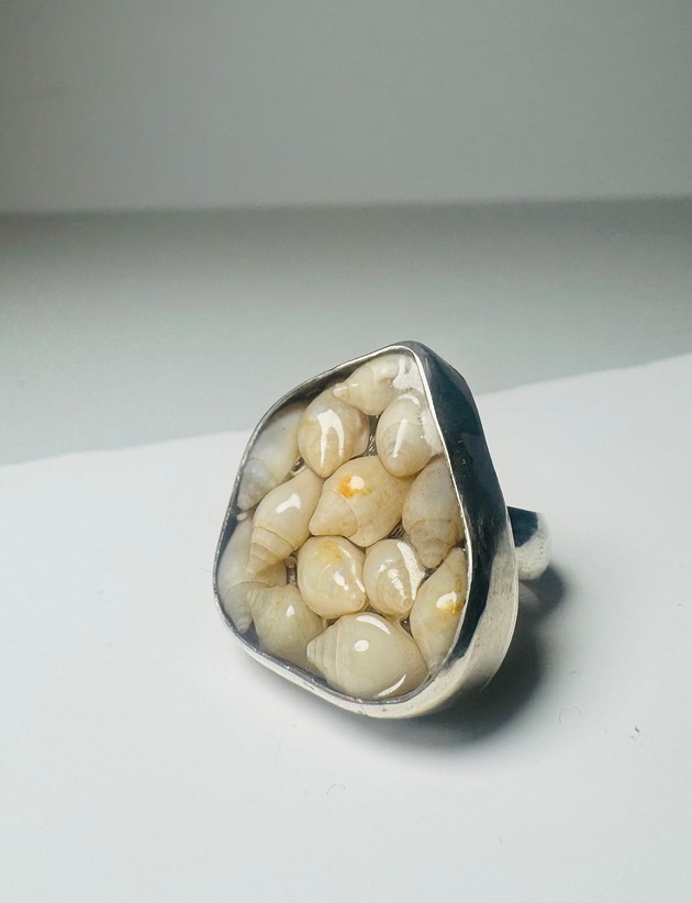 pierścionki srebrne Pierścionek Crazy Shells Ring , Silver 925