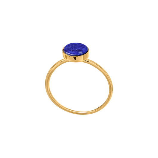 pierścionki złote Pierścionek/DROPS/złocony/lapis lazuli