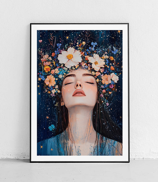 plakaty Plakat Kwiatowy sen kobiety