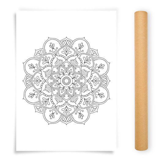 plakaty Plakat do Kolorowania Mandala 50x70cm