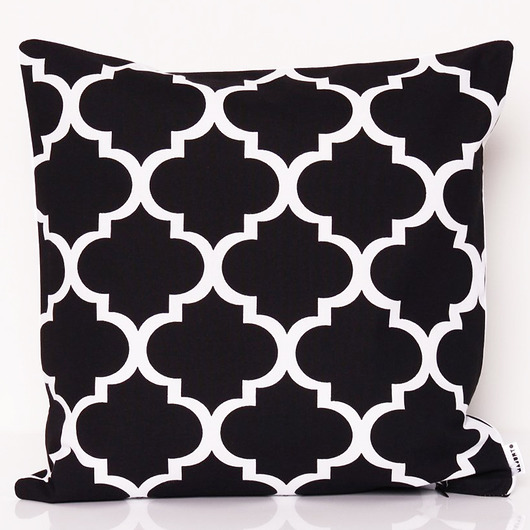 Poduszka FRESH BLACK 40x40cm Majunto
