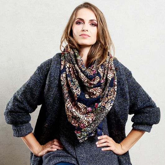 Szal Etola Otulacz Pareo Kamizelka Flower Power CADOaccessories