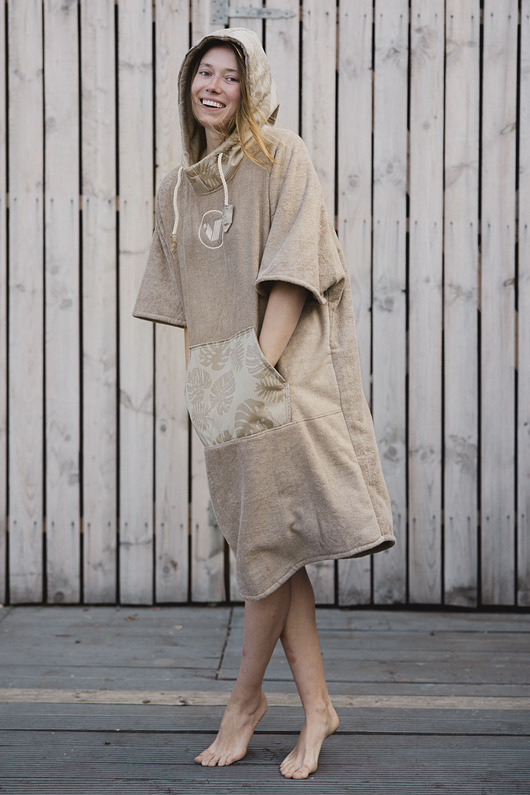 szlafroki damskie Surf ponczo plażowe DESERT ręcznik kąpielowy