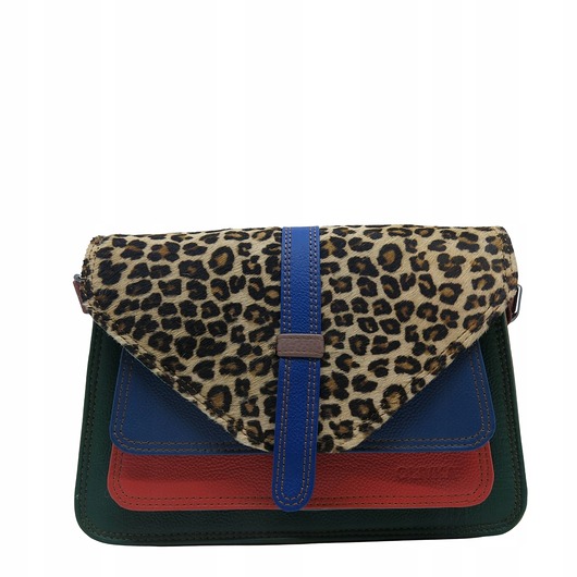 torby na ramię Torebka damska klasyczna elegancka skórzana na ramię pasek OLIVKA