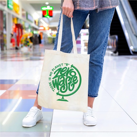 torby na zakupy Torba bawełniana "ZERO WASTE"