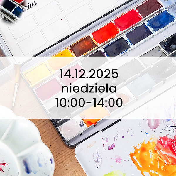 Warsztaty malarskie akwareli Podstawy rysunku pędzlem Liść klonu 14.12.2025, 