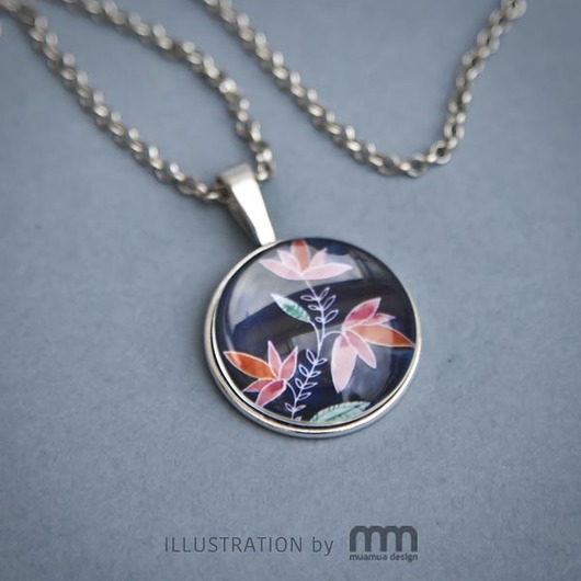 EVENING medalion muamua design