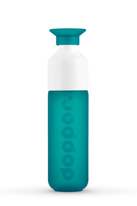 butelki wielorazowe Butelka na wodę Dopper 450ml - Tidal Teal