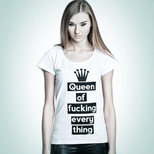 T-SHIRT PORN CORN Queen Spring NOH8 SYNDICATE