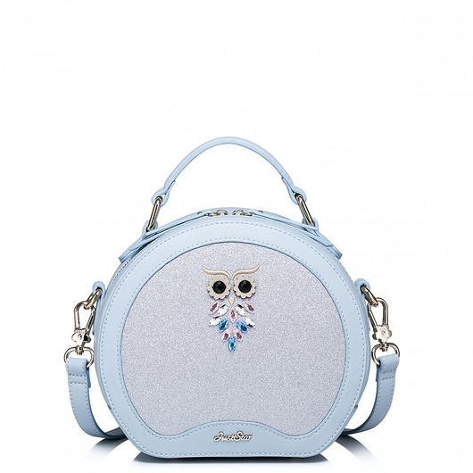 torby na ramię JUST STAR Słodka torebka z sową Niebieska