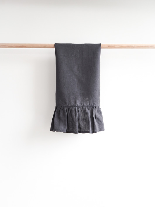 Ręcznik kuchenny lniany  CHARCOAL so linen!