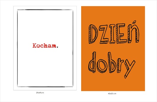 POSTER - plakat- DZIEŃ DOBRY KOKO by HOKO